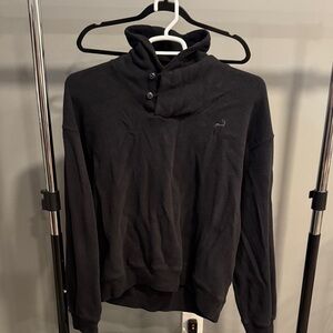 Men's Black Turtleneck Sweater